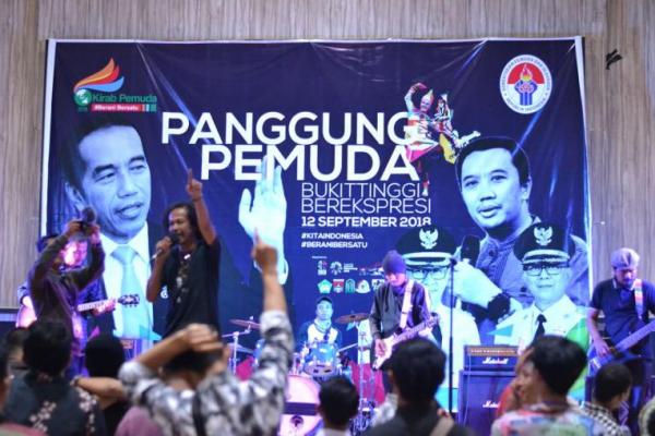 Kementerian Pemuda dan Olahraga(Kemenpora RI) melalui Himpunan Mahasiswa Pascasarjana Indonesia(HMPI) menggelar beberapa rangkaian kegiatan kirab pemuda yang berlokasi di Student Center IAIN Bukittingi.
