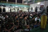 Ribuan Banser Berzikir di Islamic Center  