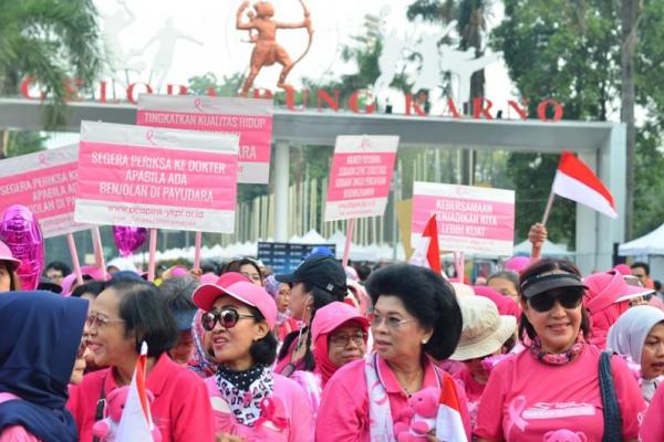 Kepada awak media, Linda menjelaskan bahwa saat ini jumlah pengidap kanker payudara rata-rata 125 dari 100.000 penduduk. Sementara hasil penelitian di Rumah Sakit Kanker Dharmais Jakarta, dari seluruh pasien kanker, 40 persen di antaranya kanker payudara.