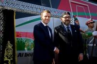 Raja Maroko Bersama Presiden Perancis Resmikan Kereta Tercepat Afrika