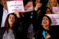 Demonstran Tunisia Sambut Putra Mahkota Arab Saudi