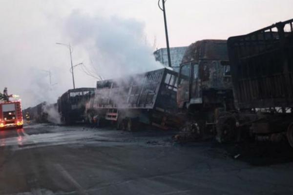 Terjadi ledakan di dekat sebuah pabrik kimia di provinsi Hebei utara China, Rabu pagi (28/11).
