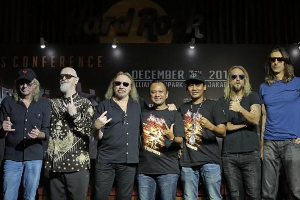 Usaha keras Promotor Musik, Rajawali Indonesia Communication akhirnya berbuah manis dengan mendatangkan grup band Judas Priest ke Jakarta.