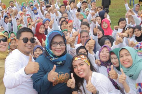 Relawan Suara Pergerakan Rakyat untuk Jokowi atau SuperJo kampanyekan calon presiden nomor urut 01 (Joko Widodo - Ma`ruf Amin) dengan kegiatan yang beraneka ragam dan meriah. Kampanye yang digelar pada Sabtu (26/01/2018)