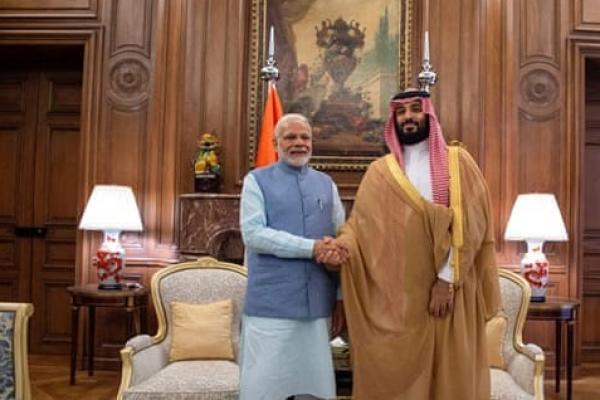 Putra Mahkota Arab Saudi, Mohammed bin Salman, tiba di India untuk kunjungan dua hari pada Selasa (19/2).