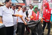 Sambut HPSN, Bupati Bogor Bebersih Kota Bersama Masyarakat
