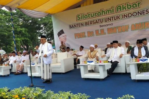 Upaya penggalangan dukungan yang gencar dilakukan pasangan capres-cawapres nomor urut 01, Jokowi-Ma`ruf Amin di wilayah Banten dalam beberapa bulan terakhir, memberi dampak cukup positif.