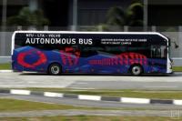 Singapura Uji Coba Bus Listrik Tanpa Sopir
