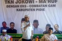 Sofyan Dawood dan Eks Kombatan GAM Bersaksi Dukung Jokowi