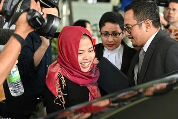 Hakim Pengadilan Tinggi Shah Alam Malaysia menyatakan, Siti Aisyah dibebaskan dari segala dakwaan atas kasus pembunuhan Kim Jong-Nam.