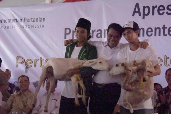 Bantuan Kementerian Pertanian (Kementan) di era Jokowi-JK selama empat tahun setengah sebanyak Rp527 miliar di Karawang. 