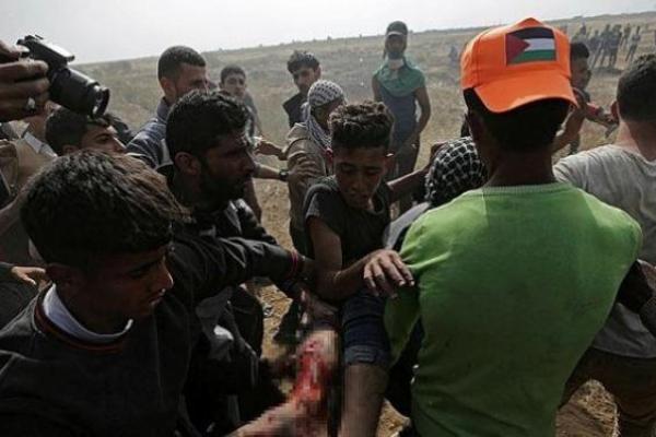  Sekitar 270 demonstran Palestina mati syahid oleh tembakan Israel di Gaza sejak tahun lalu