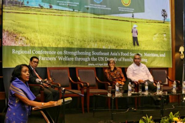 Sektor pertanian Indonesia mendapat apresiasi dari beberapa delegasi Internasional yang hadir dalam acara 