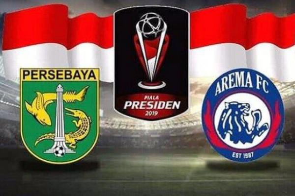 Final Piala Presiden mempertemukan dua tim ideal dari Jawa Timur, Persebaya vs Arema FC. Bagaimana pengamanannya?