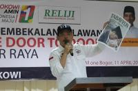 Bursah Kerahkan Pasukan Reliji Bogor Tangkal Hoaks yang Serang Jokowi-Ma`ruf