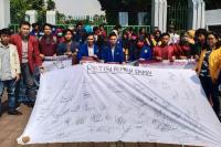 Aliansi Mahasiswa Jakarta Dengungkan Pemilu Damai dan Jurdil