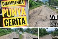 Pemkab Polman Diminta Perbaiki Jalan Rusak Berat di Desa Duampanua