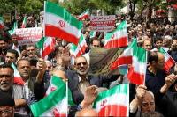 Demonstran Iran Serukan Keluar dari Pakta Nuklir Sepenuhnya