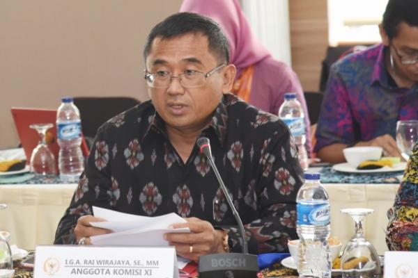 Ketua Tim Kunjungan Kerja Komisi XI DPR RI I.G.A. Rai Wirajaya mengatakan laju inflasi di Bali menjelang Libur Lebaran 2019 dalam keadaan aman.