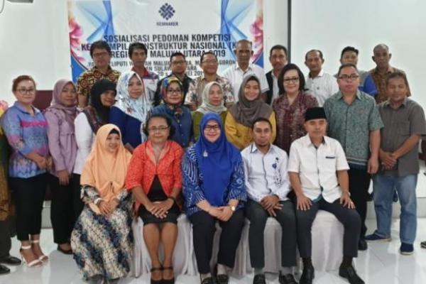Puluhan peserta tersebut berasal dari Disnakertrans propinsi, BLK, Apindo dan Hilsi wilayah Malut, Sulutdan Gorontalo.