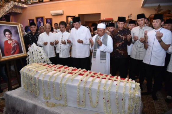 SBY menyampaikan terima kasih kepada semua pihak yang hadir di kediamannya.