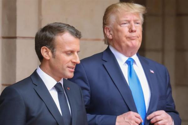 Trump sebelumnya menyalahkan Macron karena mengirim sinyal campuran ke Teheran.
