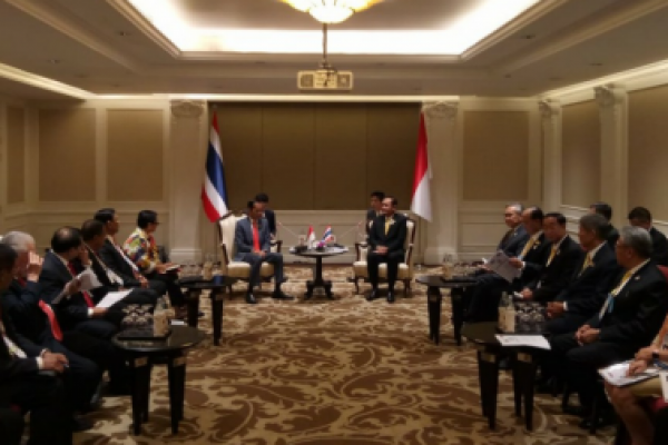 Presiden Joko Widodo meyakini bahwa Indonesia dan Thailand dapat membangun kerja sama yang baik.