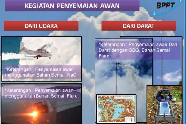 Operasi modifikasi cuaca  di Ibukota  akan didukung TNI-AU dari skadron 4 Lanud Abdurachman Saleh Malang dengan menyiapkan armada CASA.
 
 