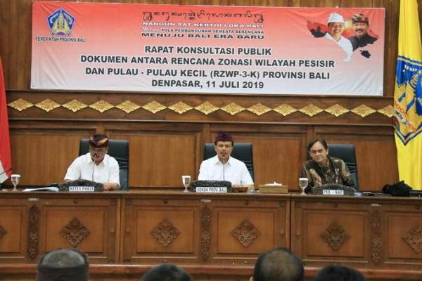 Sekretaris Daerah Provinsi Bali Dewa Made Indra berharap Dokumen Rencana Zonasi Wilayah Pesisir dan Pulau-Pulau Kecil (RZWP-3-K) segera rampung.