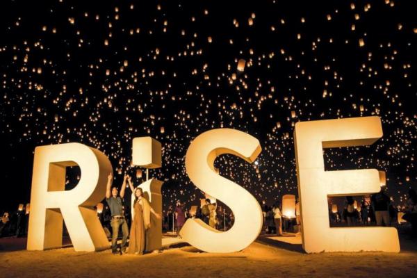 Rise, yang pertama kali diluncurkan pada 2014 dan telah diadakan di Gurun Mojave, di luar Las Vegas, setiap tahun sejak itu, akan berlangsung pada 8 November