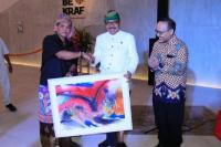 Wagub Cok Ace Apresiasi Pameran International Watercolor Society Tahun 2019