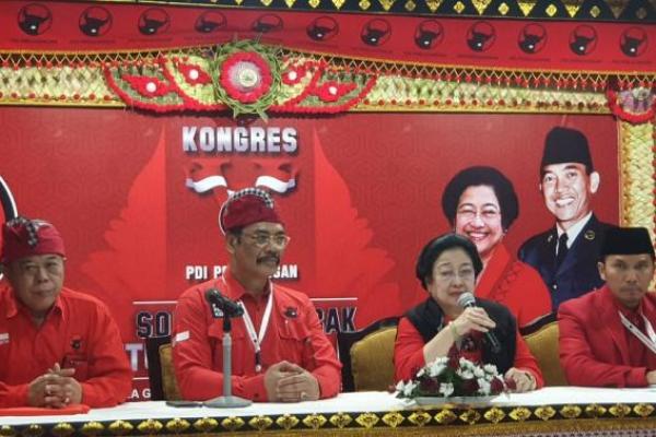Megawati tetap ketua umum yang diberi hak prerogatif membentuk kepengurusan DPP PDIP