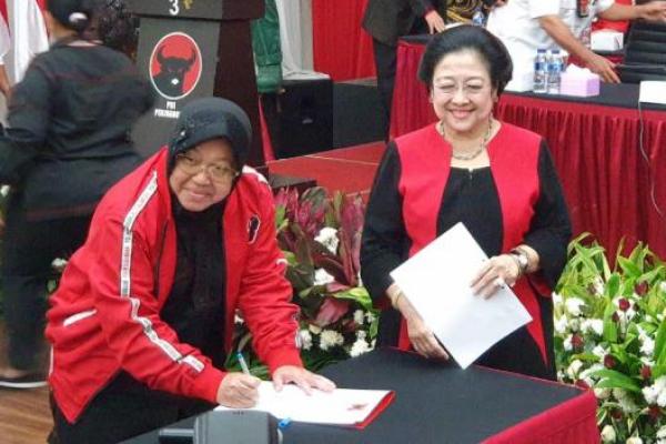 Ibu Tri Rismaharini, yang pada kongres PDI Perjuangan kelima telah ditetapkan sebagai seorang DPP partai bidang kebudayaan