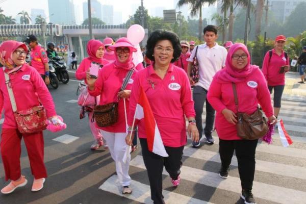 Ketua Yayasan Kanker Payudara Indonesia (YKPI), Linda Agum Gumelar berharap pelayanan kesehatan kepada masyarakat semakin baik.