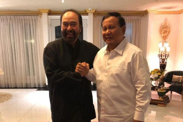 Dengan pertemuan Prabowo dan Surya Paloh, kondisi politik makin cair dan peta koalisi penuh misteri