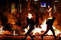 Kekerasan Meningkat di Barcelona Setelah Jutaan Warga Turun ke Jalan