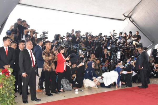 Pelantikan Presiden RI Joko Widodo dan Wapres RI Ma’ruf Amin Masa Jabatan 2019-2024 yang digelar dalam Sidang Paripurna MPR, di Gedung Nusantara