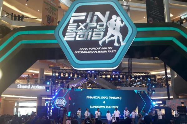 Puncak pelaksanaan Bulan Inklusi Keuangan (BIK) 2019 dalam ajang Fin Expo dan Sundown Run 2019 sukses digelar.