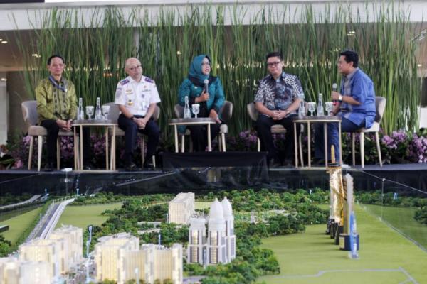 Acara yang dihadiri Kepala BPTJ Bambang Prihartono dan Direktur Utama Perum PPD Pande Putu Yasa diklasanakan di Gedung Marketing Lounge Podomoro Golf View
