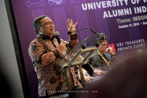Menristek/BRIN Bambang Brodjonegoro mengumumkan 500 peneliti Indonesia terbaik versi Science and Technology Index (Sinta).