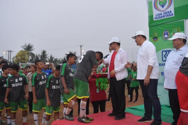 Menteri Desa, Pembangunan Daerah Tertinggal dan Transmigrasi Abdul Halim Iskandar mengapresiasi perhelatan Liga Desa Nusantara 2019