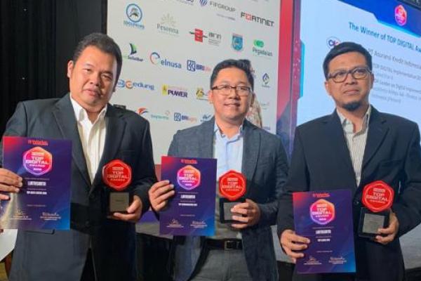 Lintasarta meraih tiga penghargaan Top IT & Top Telco 2019 untuk kategori Top Data Communication 2019