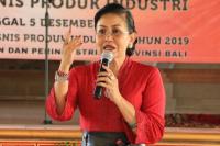 Ny Putri Koster Minta Pengusaha Besar Bantu IKM Bali