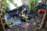 Jasa Raharja Santuni Korban Kecelakaan Bus Sriwijaya