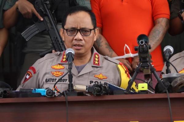 Kapolda Metro Jaya Komjen Gatot Eddy Pramono resmi dilantik sebagai Wakapolri menggantikan Komjen Ari Dono Sukmanto yang memasuki masa pensiun
