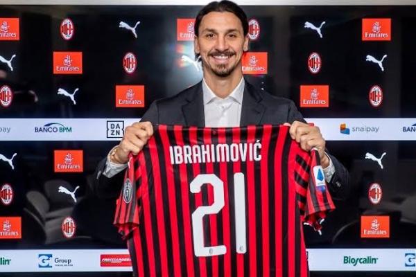 Ibrahimovic, 38, bergabung dengan Milan berstatus bebas transfer pada Desember, menyetujui kontrak hingga akhir musim.