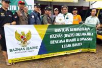 Bantu Korban Banjir Bandang di Lebak Banten, Baznas DKI Tanamkan Spirit 