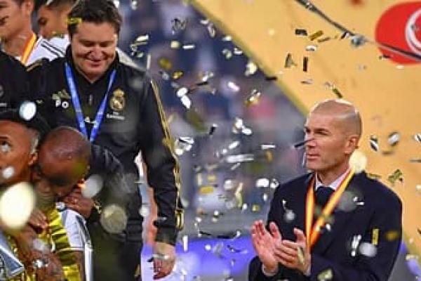 Mesin kemenangan Zidane kemudian keluar dari Abu Dhabi setelah memenangkan final Piala Dunia Klub melawan Gremio