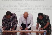 Kemenhub-Kemenlu-TNI Kerja Sama Penggunaan E-Cait untuk Kapal Asing