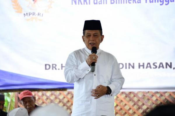Wakil Ketua MPR, Syarief Hasan menyatakan tetap menolak dengan tegas terhadap RUU Haluan Ideologi Pancasila.